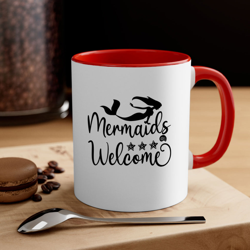 Mermaids welcome design 501#- mermaid-Mug / Coffee Cup