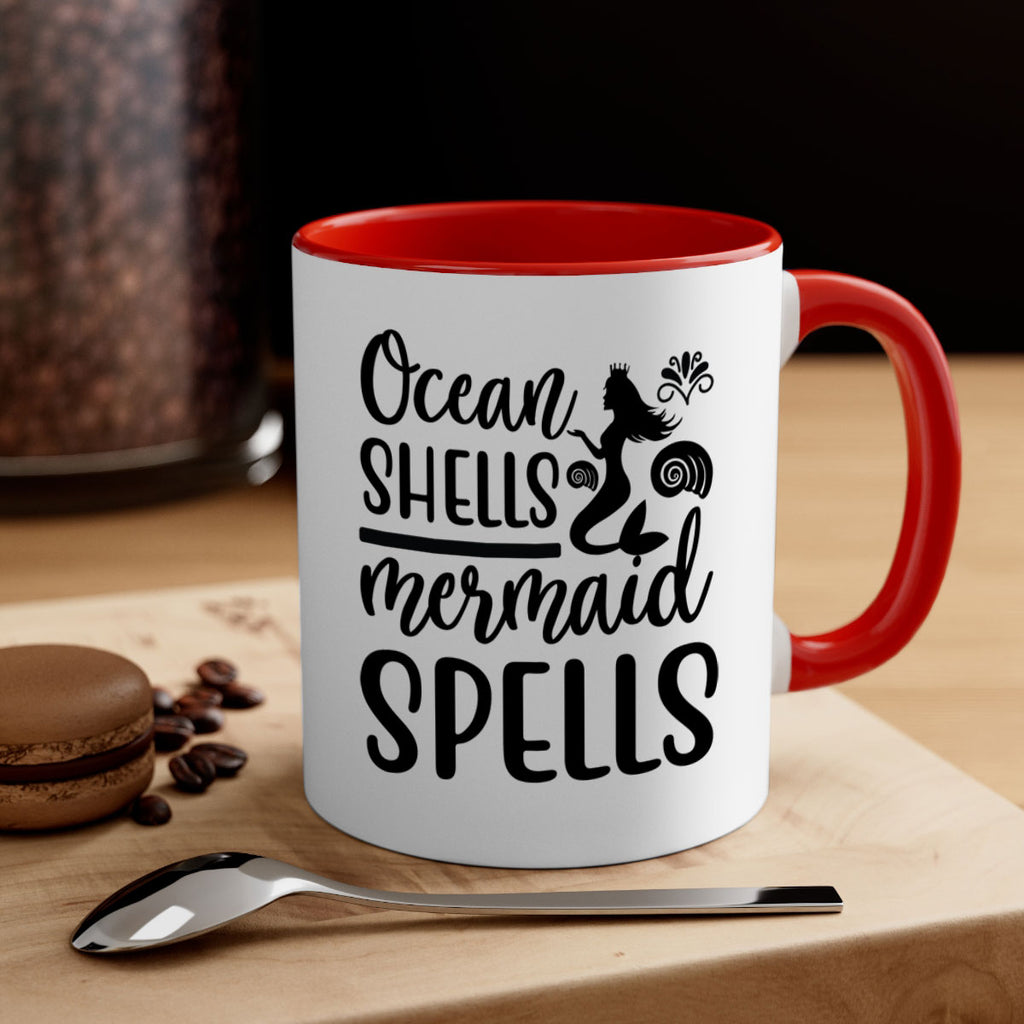 Ocean shells mermaid spells 522#- mermaid-Mug / Coffee Cup