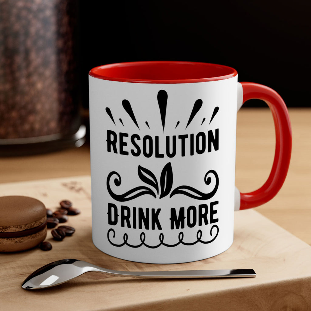 Resolution Drink More 348#- winter-Mug / Coffee Cup