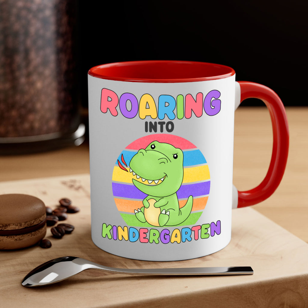 Roaring to Kindergarten Trex 19#- Kindergarten-Mug / Coffee Cup