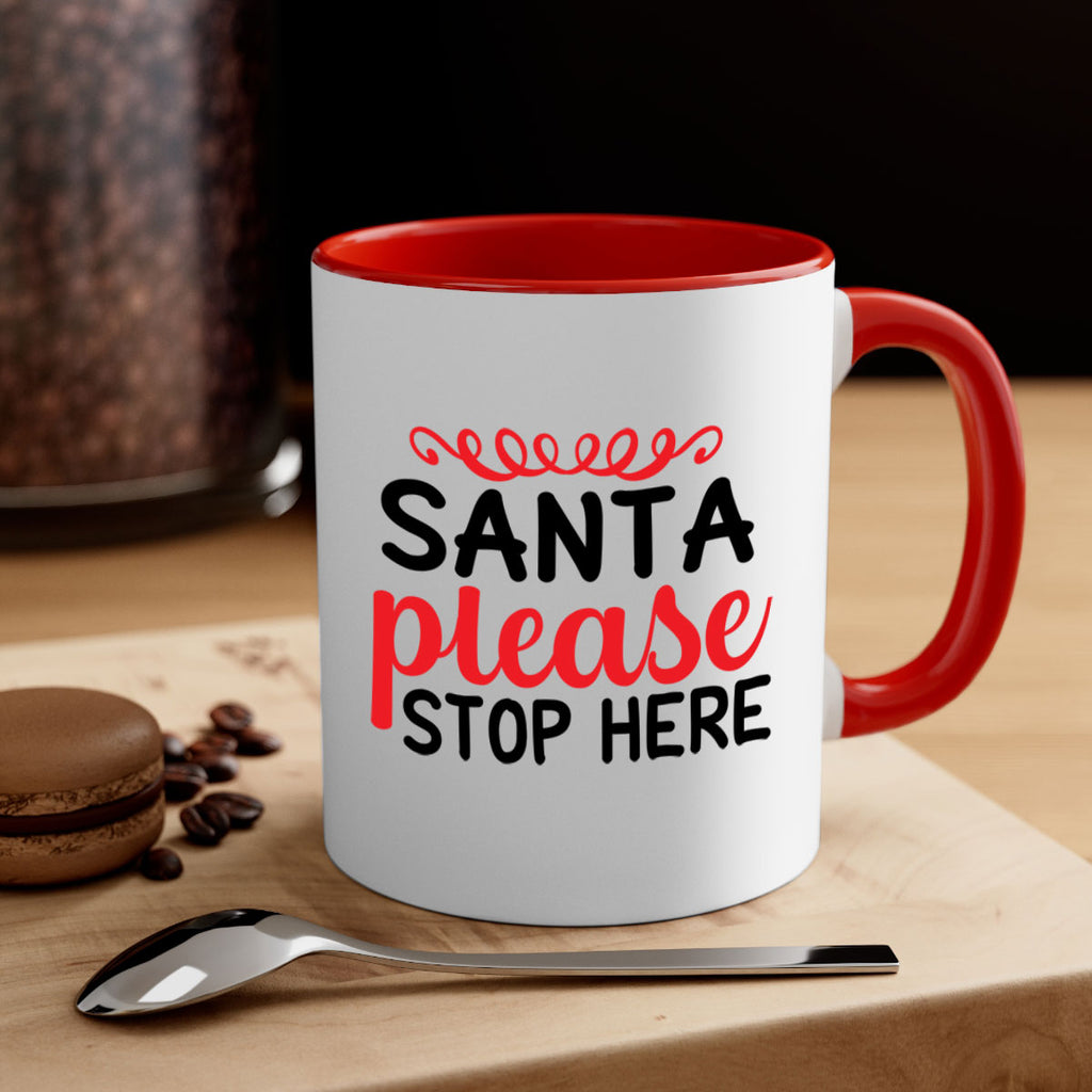 Santa please stop here 351#- winter-Mug / Coffee Cup