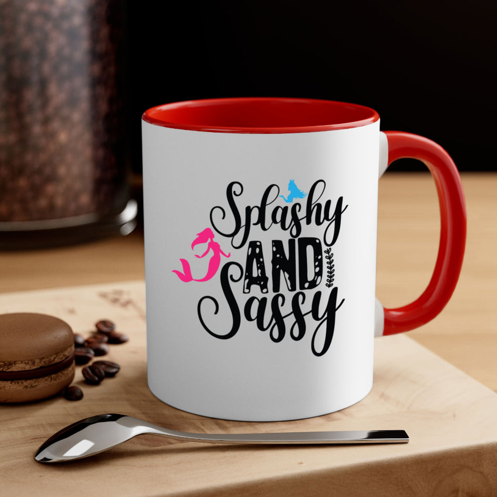 Splashy and Sassy 624#- mermaid-Mug / Coffee Cup