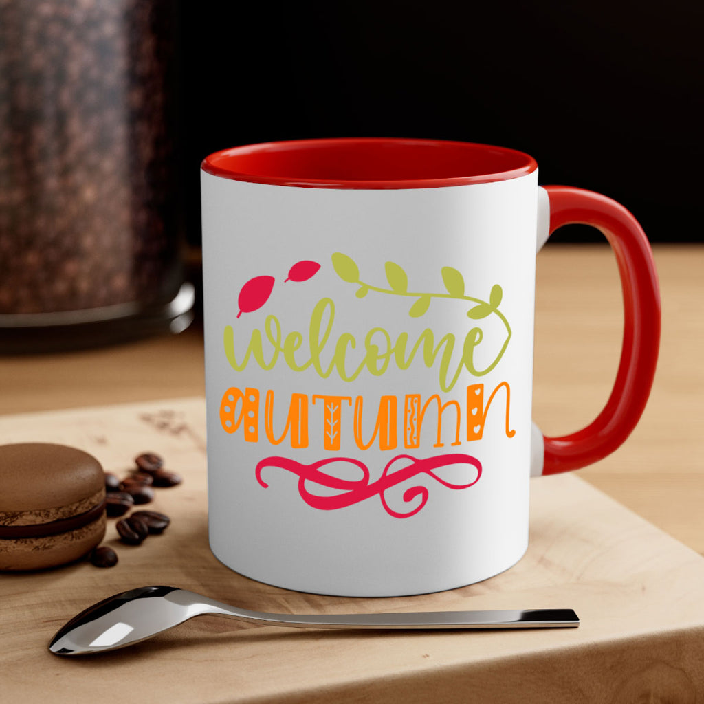 Welcome Autumn 629#- fall-Mug / Coffee Cup