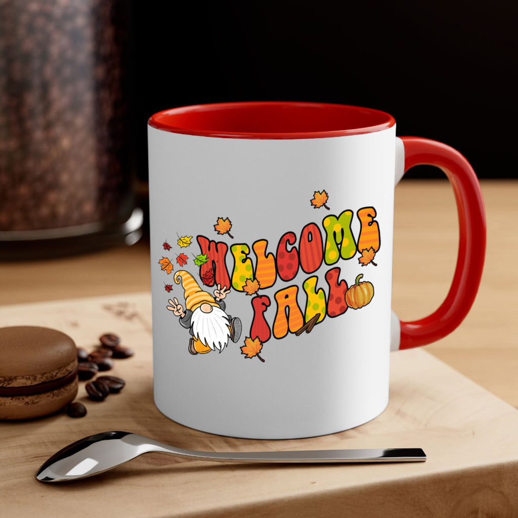 WelcomeFallGnome 637#- fall-Mug / Coffee Cup