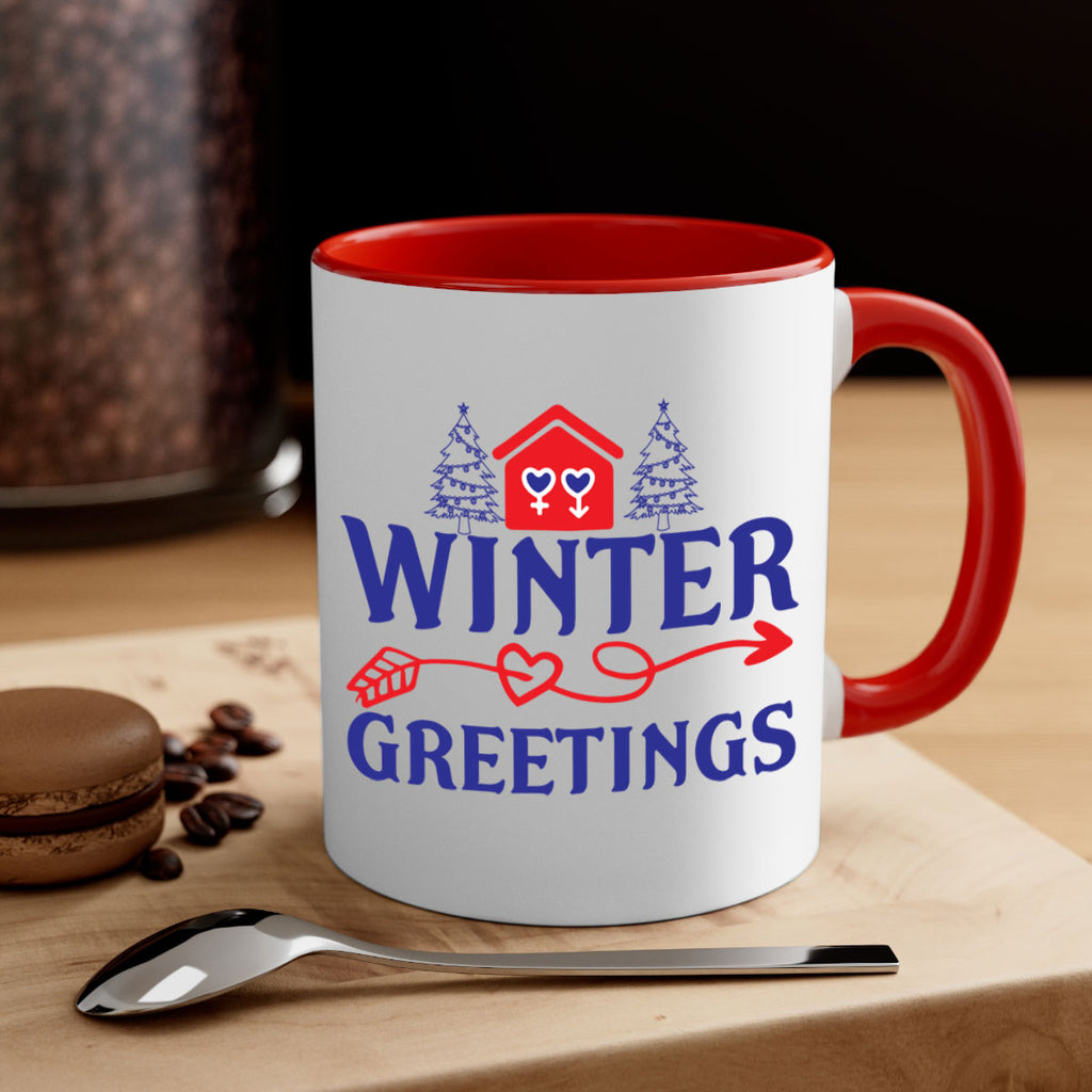 Winter Greetings 551#- winter-Mug / Coffee Cup
