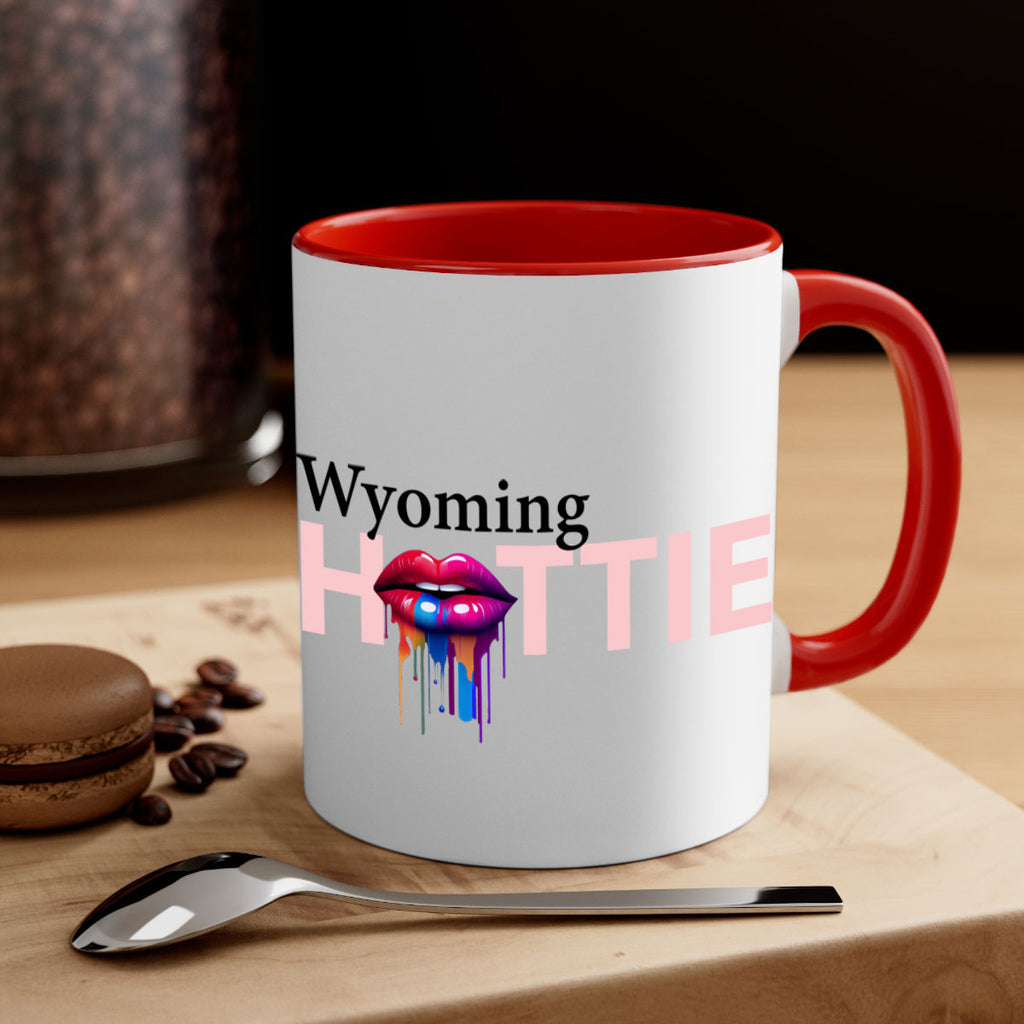 Wyoming Hottie with dripping lips 50#- Hottie Collection-Mug / Coffee Cup