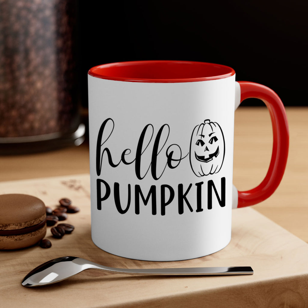 hello pumpkin 287#- fall-Mug / Coffee Cup