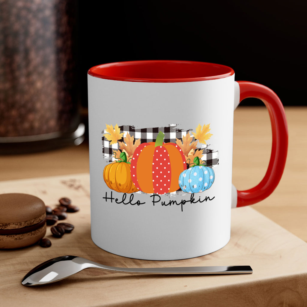 hello pumpkin 290#- fall-Mug / Coffee Cup