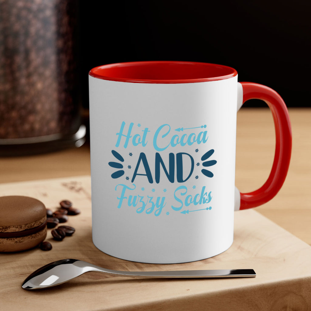 hot cocoa and fuzzy socks 208#- winter-Mug / Coffee Cup