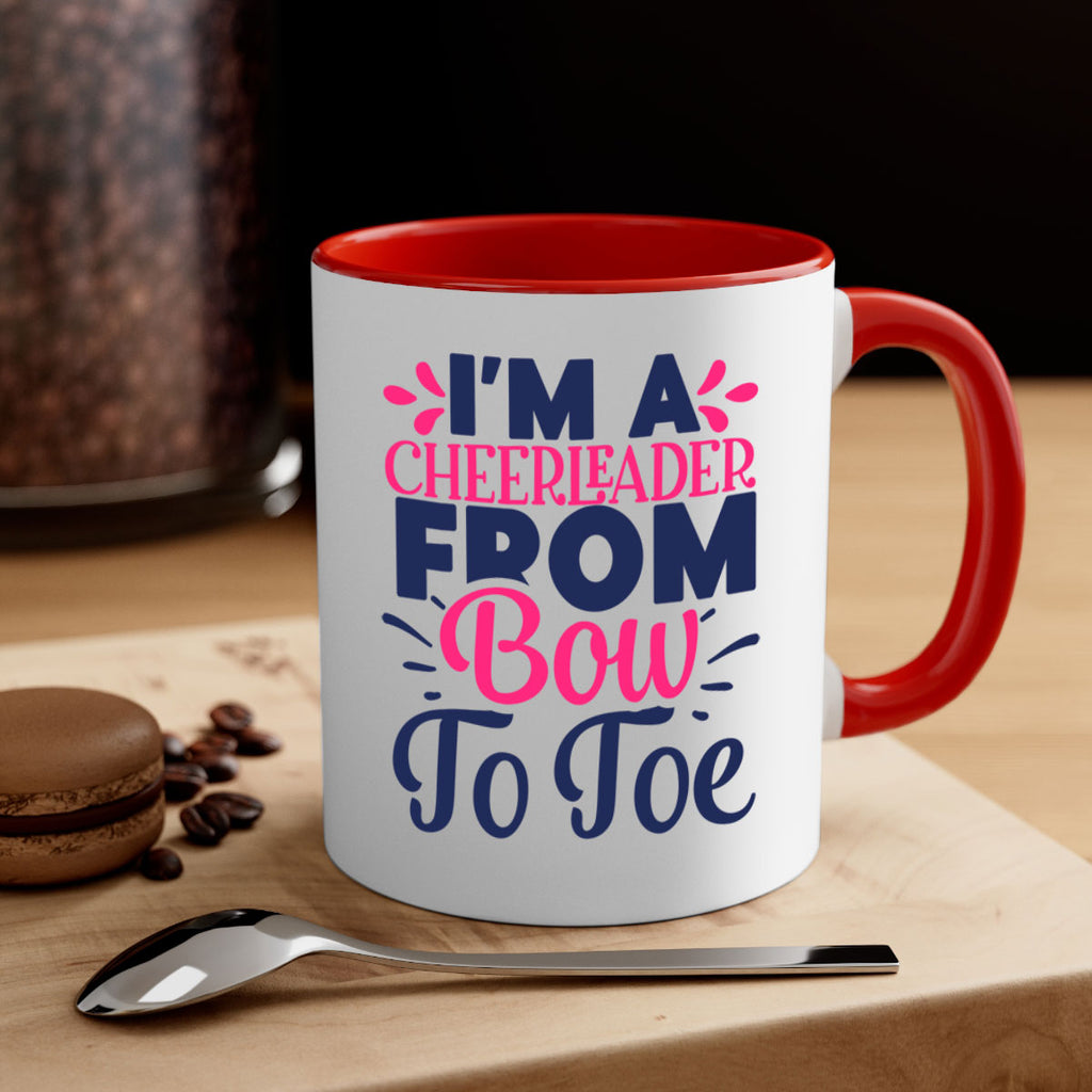 im a cheerleader bow to toe 1741#- cheer-Mug / Coffee Cup