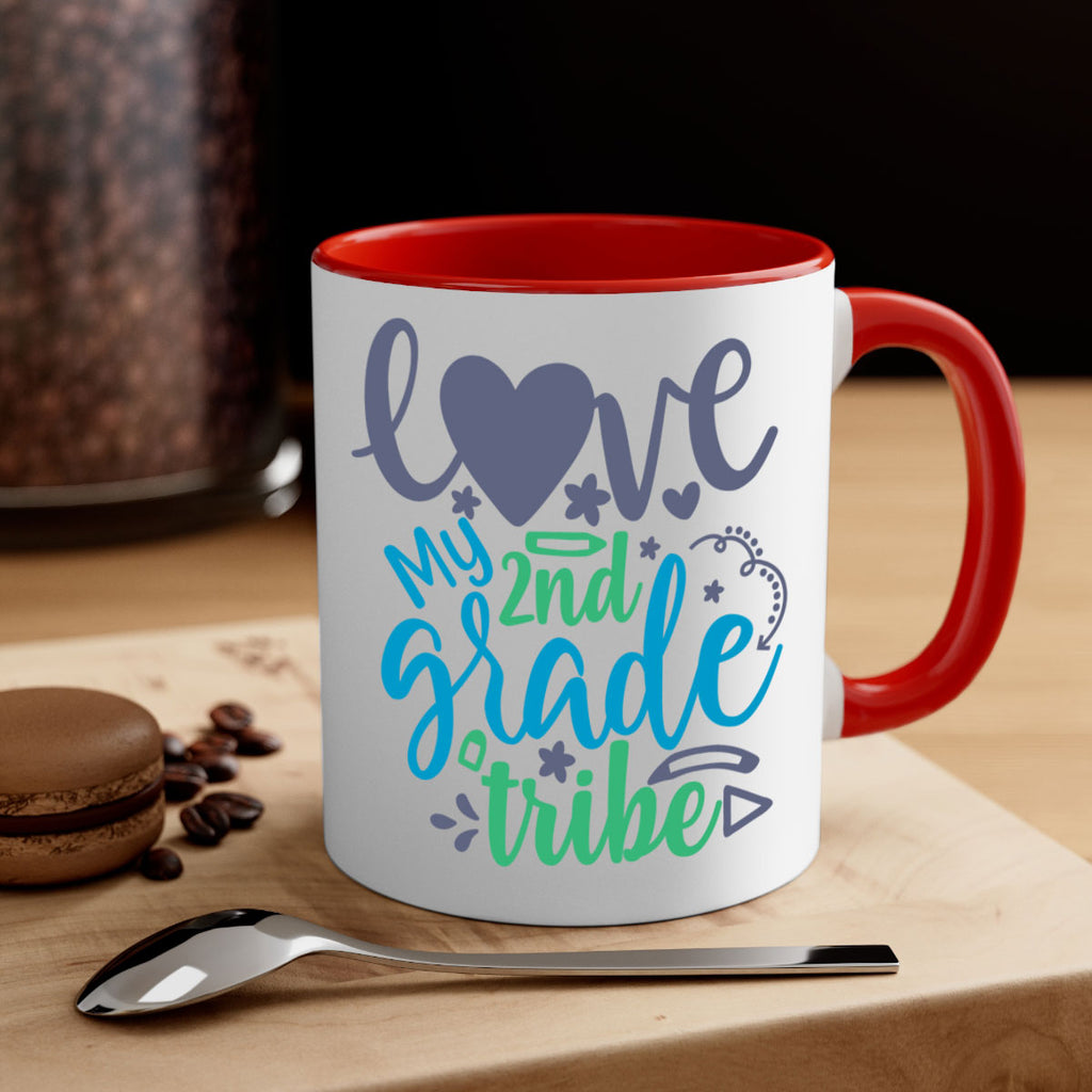 love my 2nd grade tribe 9#- second grade-Mug / Coffee Cup