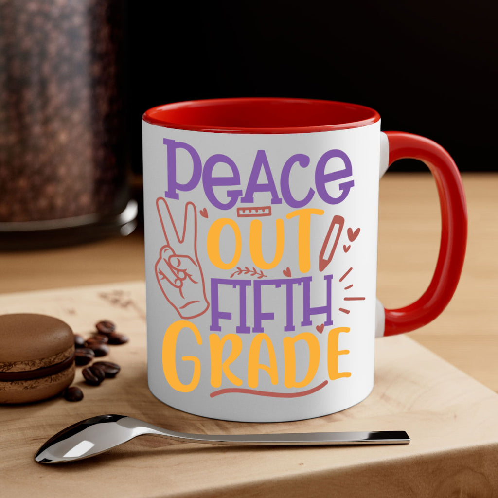 peace out 5th grade 1#- 5th grade-Mug / Coffee Cup