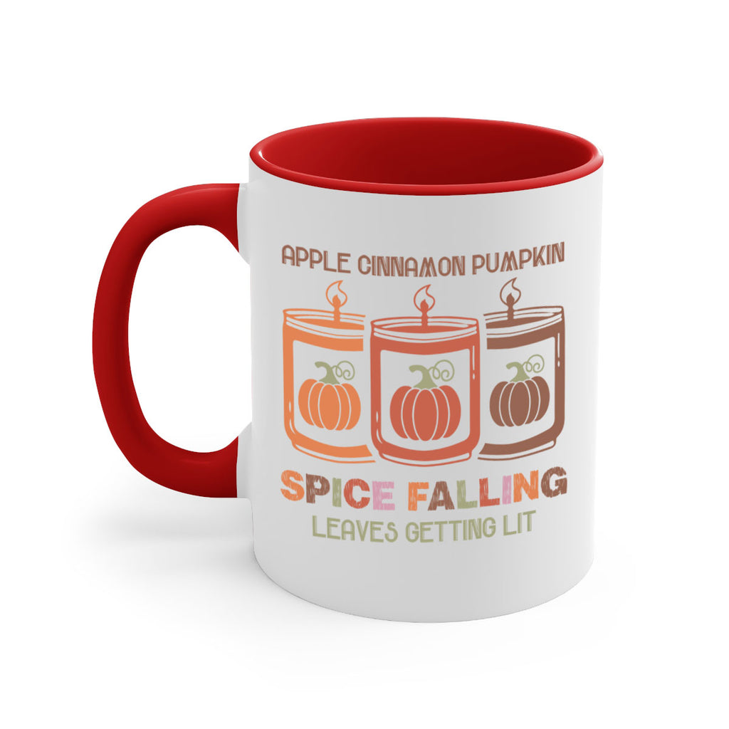 Apple Cinnamon Pumpkin Spice Falling Leaves Getting Lit 11#- fall-Mug / Coffee Cup
