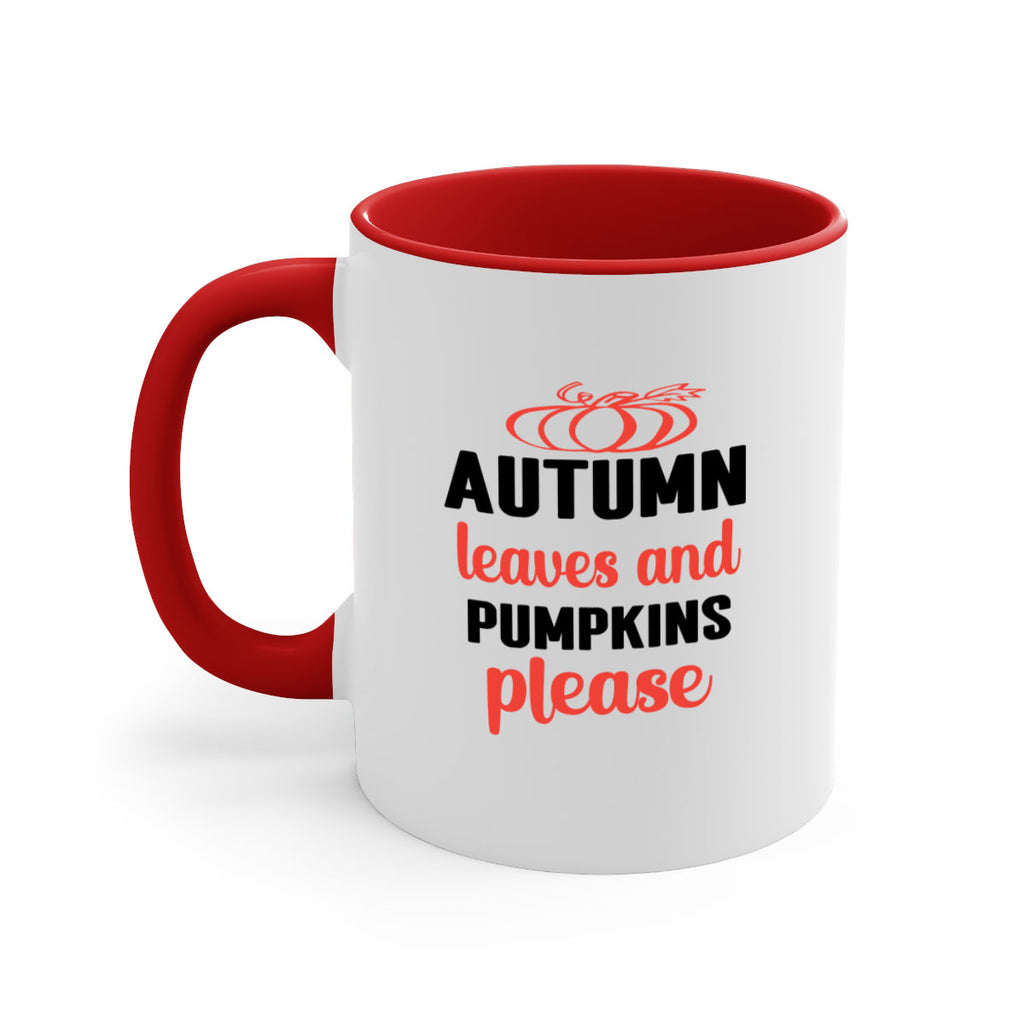 Autumn leaves and pumpkins please 27#- fall-Mug / Coffee Cup