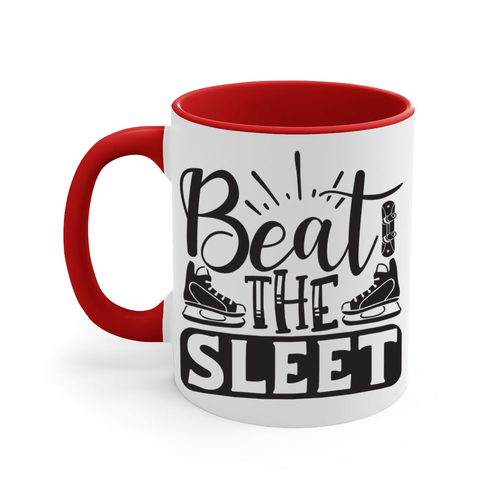 Beat the sleet 24#- winter-Mug / Coffee Cup