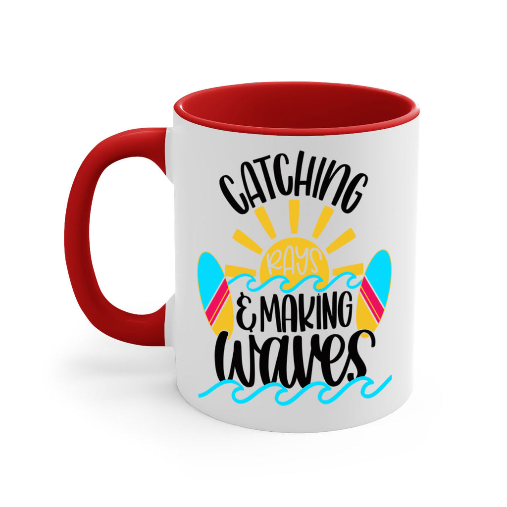 Catching Rays Making Waves Style 49#- Summer-Mug / Coffee Cup