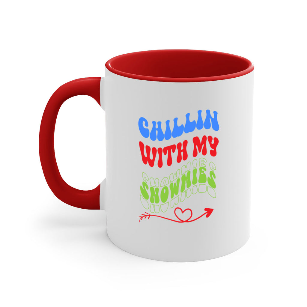 Chillin with my snowmies 42#- winter-Mug / Coffee Cup