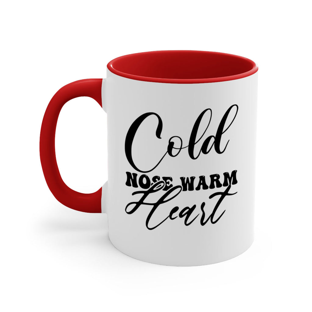 Cold nose warm heart 56#- winter-Mug / Coffee Cup