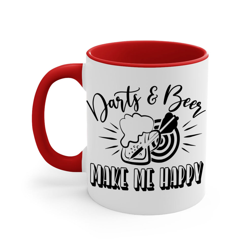 Darts Beer Make me happy 1343#- darts-Mug / Coffee Cup