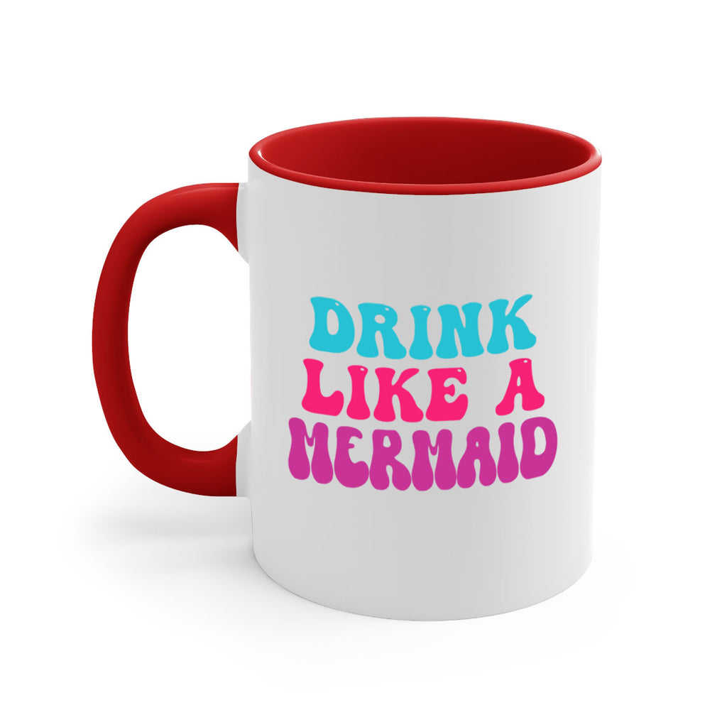 Drink Like A Mermaid 141#- mermaid-Mug / Coffee Cup