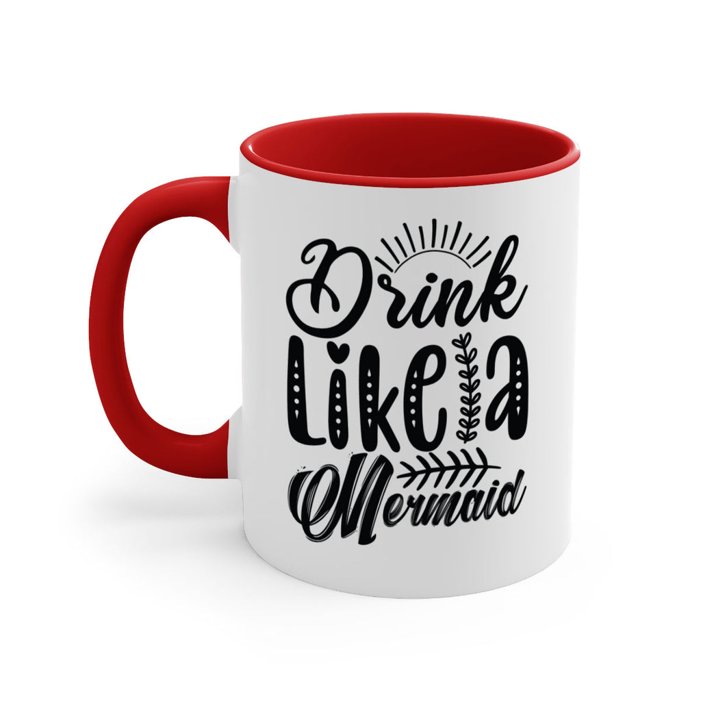 Drink Like a Mermaid 152#- mermaid-Mug / Coffee Cup