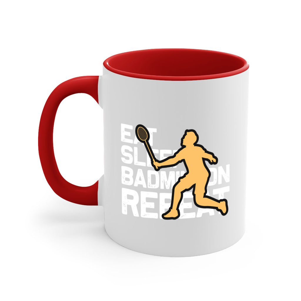 Eat 1286#- badminton-Mug / Coffee Cup