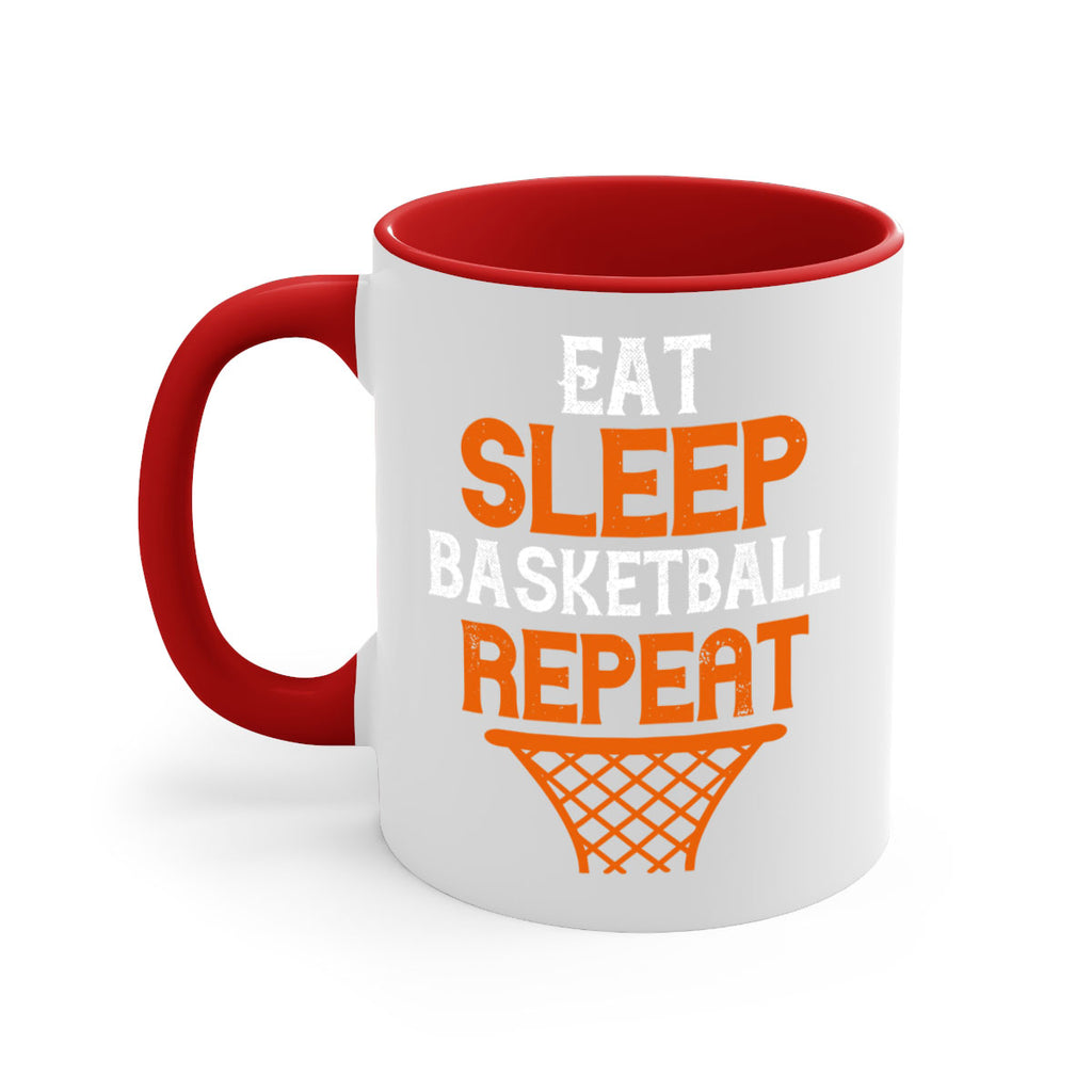 Eat more sleep basketball repeat 1321#- basketball-Mug / Coffee Cup