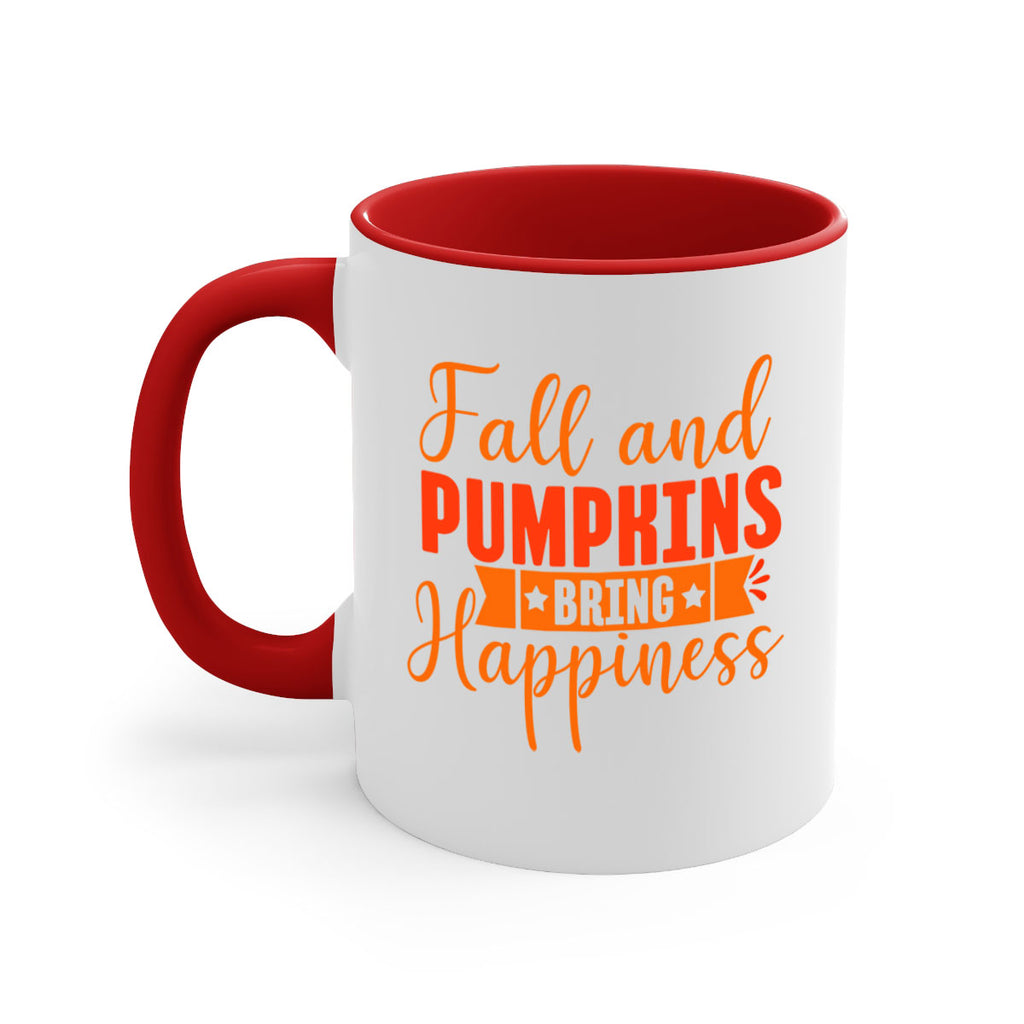 Fall And Pumpkins Bring Happiness Design 84#- fall-Mug / Coffee Cup