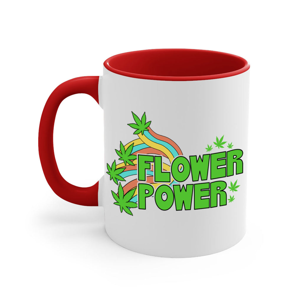 Flower Power Cannabis leaf 86#- marijuana-Mug / Coffee Cup
