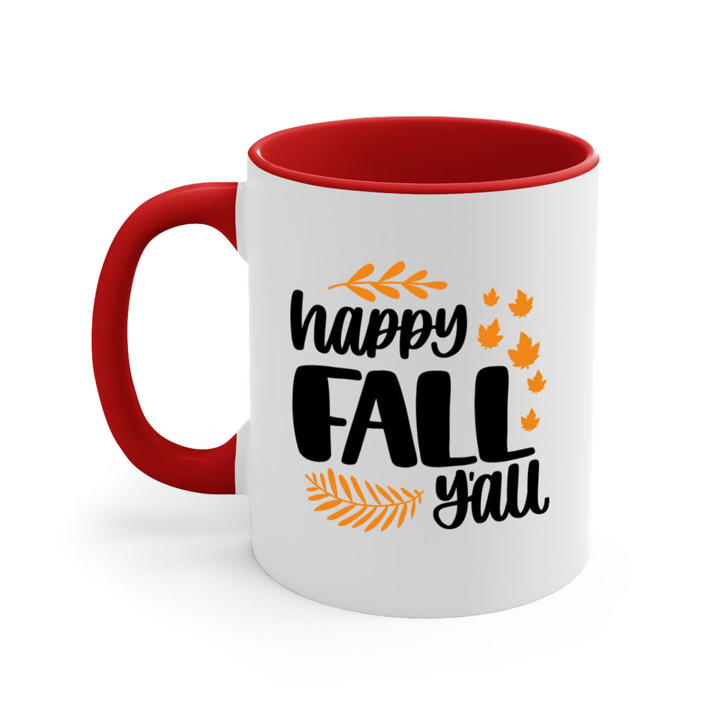 Happy Fall Yall 490#- fall-Mug / Coffee Cup