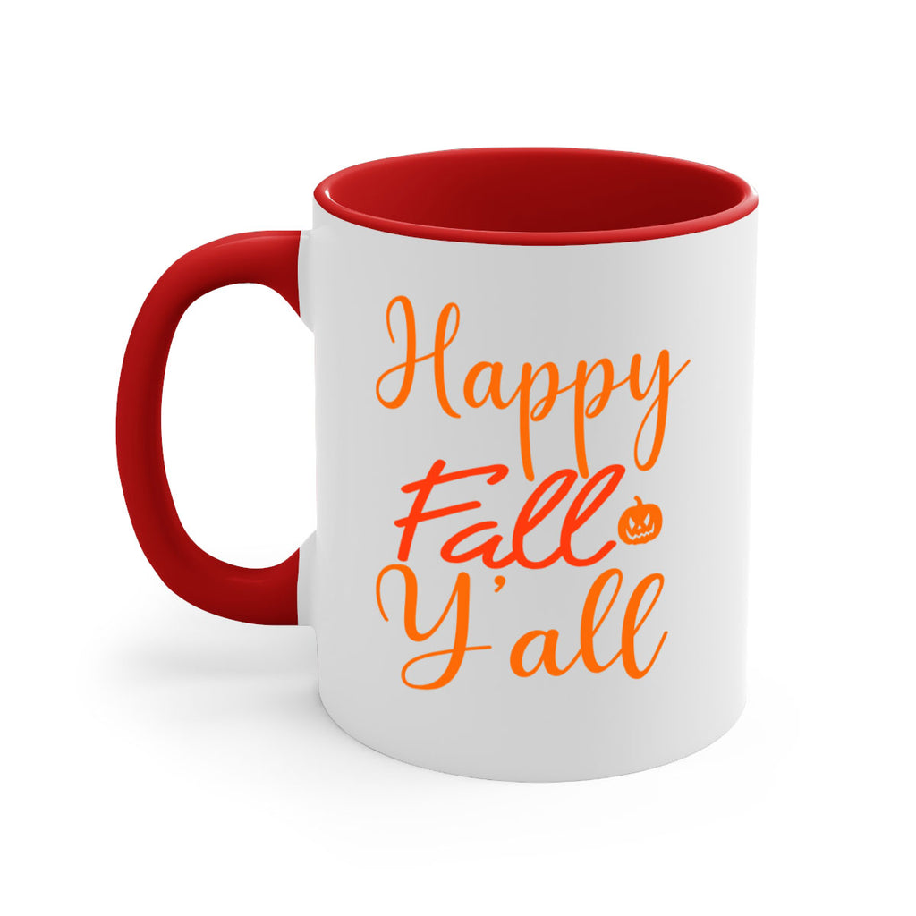 Happy Fall Yall Design 233#- fall-Mug / Coffee Cup