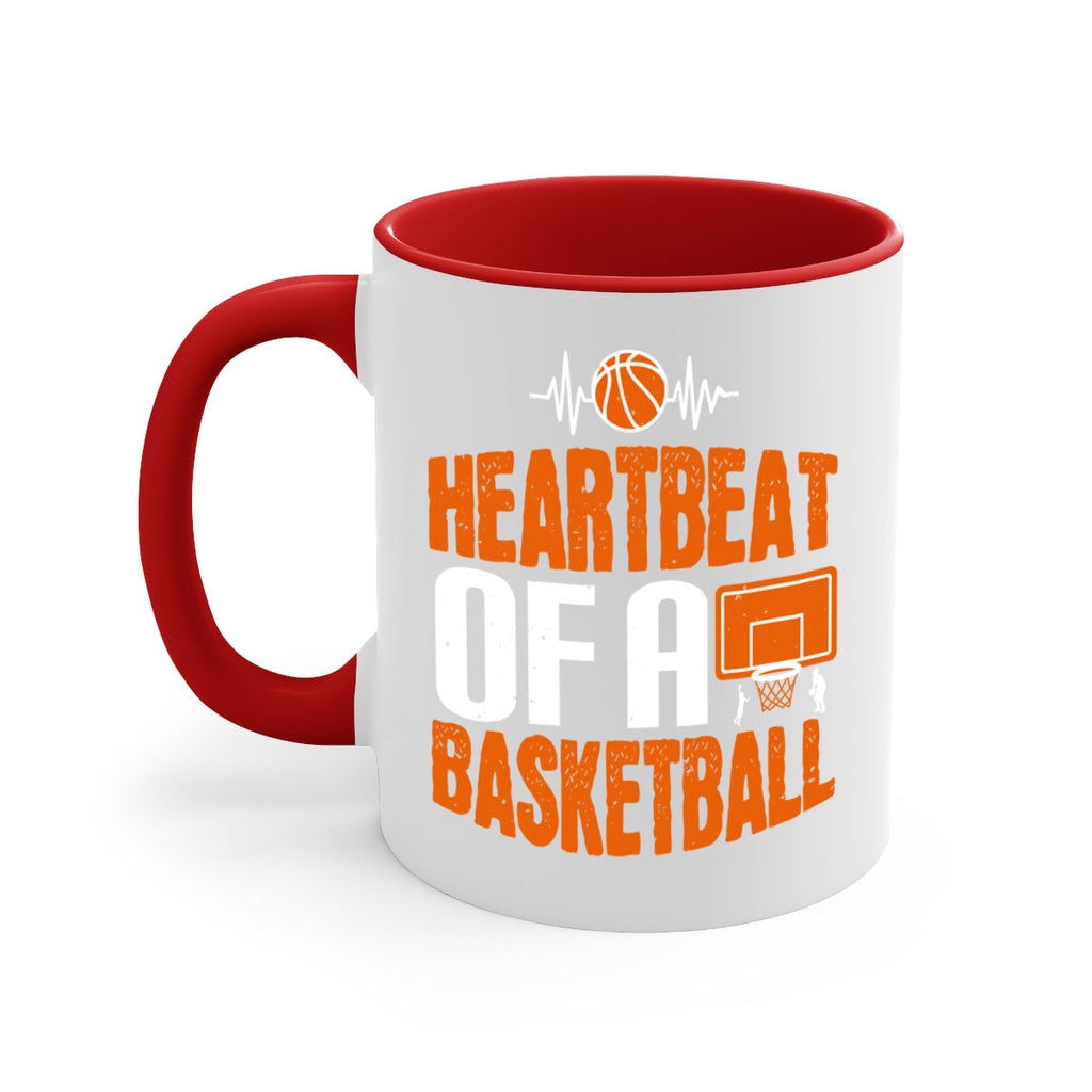Heartbeat of a basketball 2299#- basketball-Mug / Coffee Cup