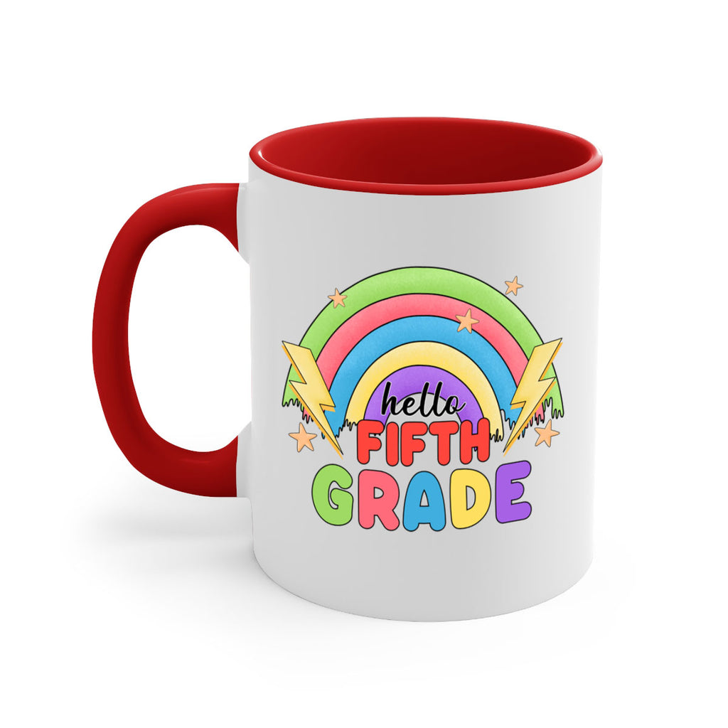Hello 5th Grade Rainbow 14#- 5th grade-Mug / Coffee Cup