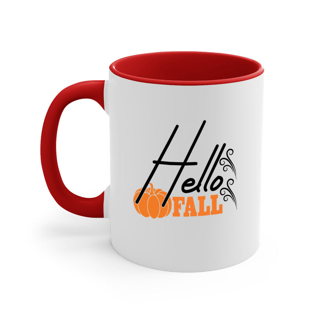Hello Fall 281#- fall-Mug / Coffee Cup