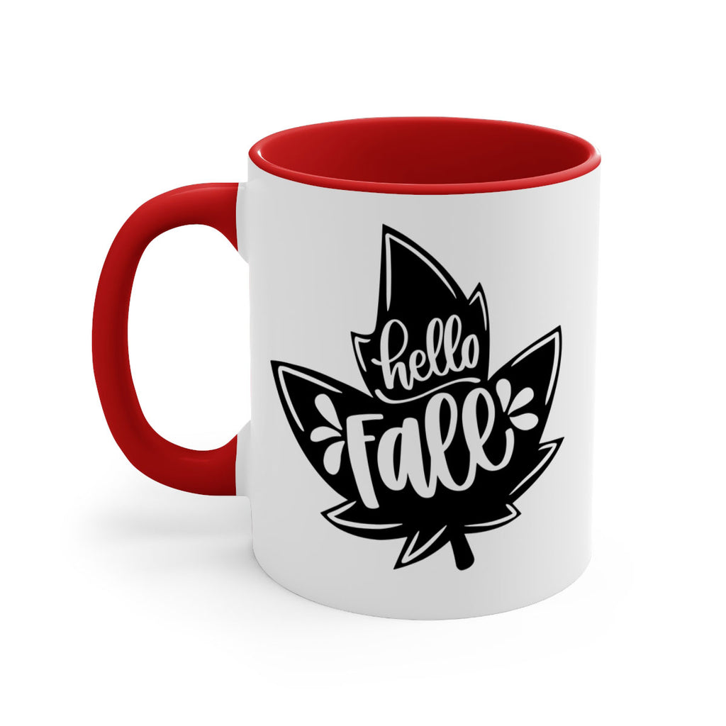 Hello Fall 494#- fall-Mug / Coffee Cup