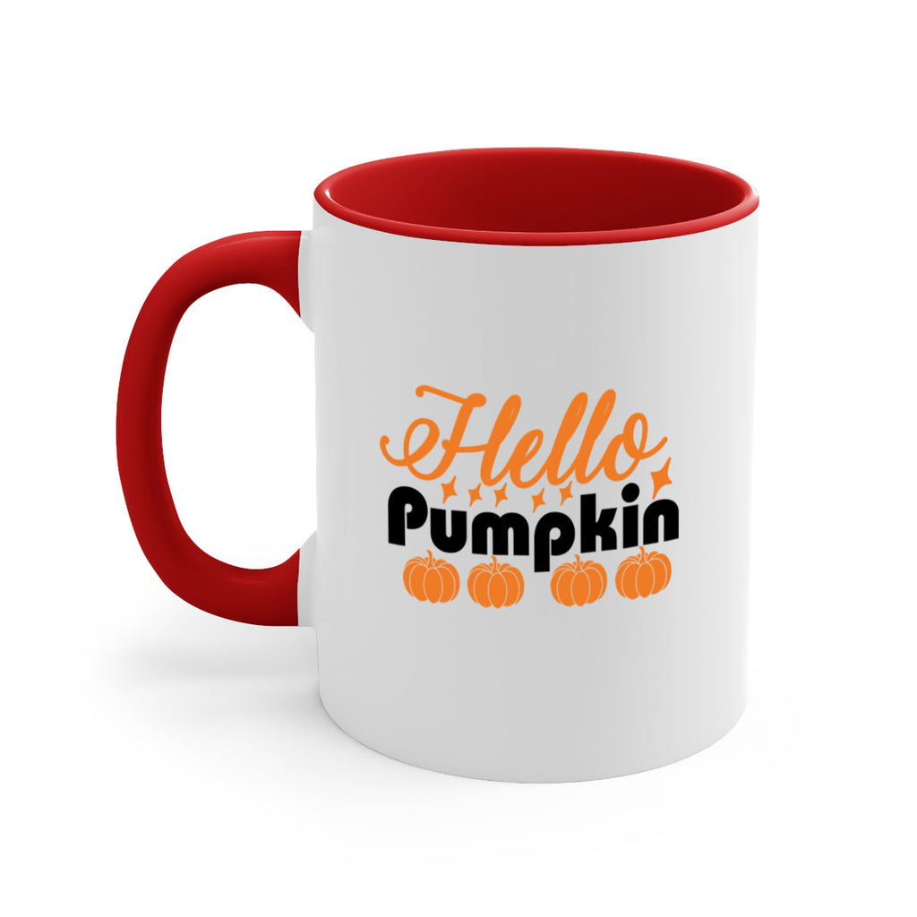 Hello Pumpkin 292#- fall-Mug / Coffee Cup