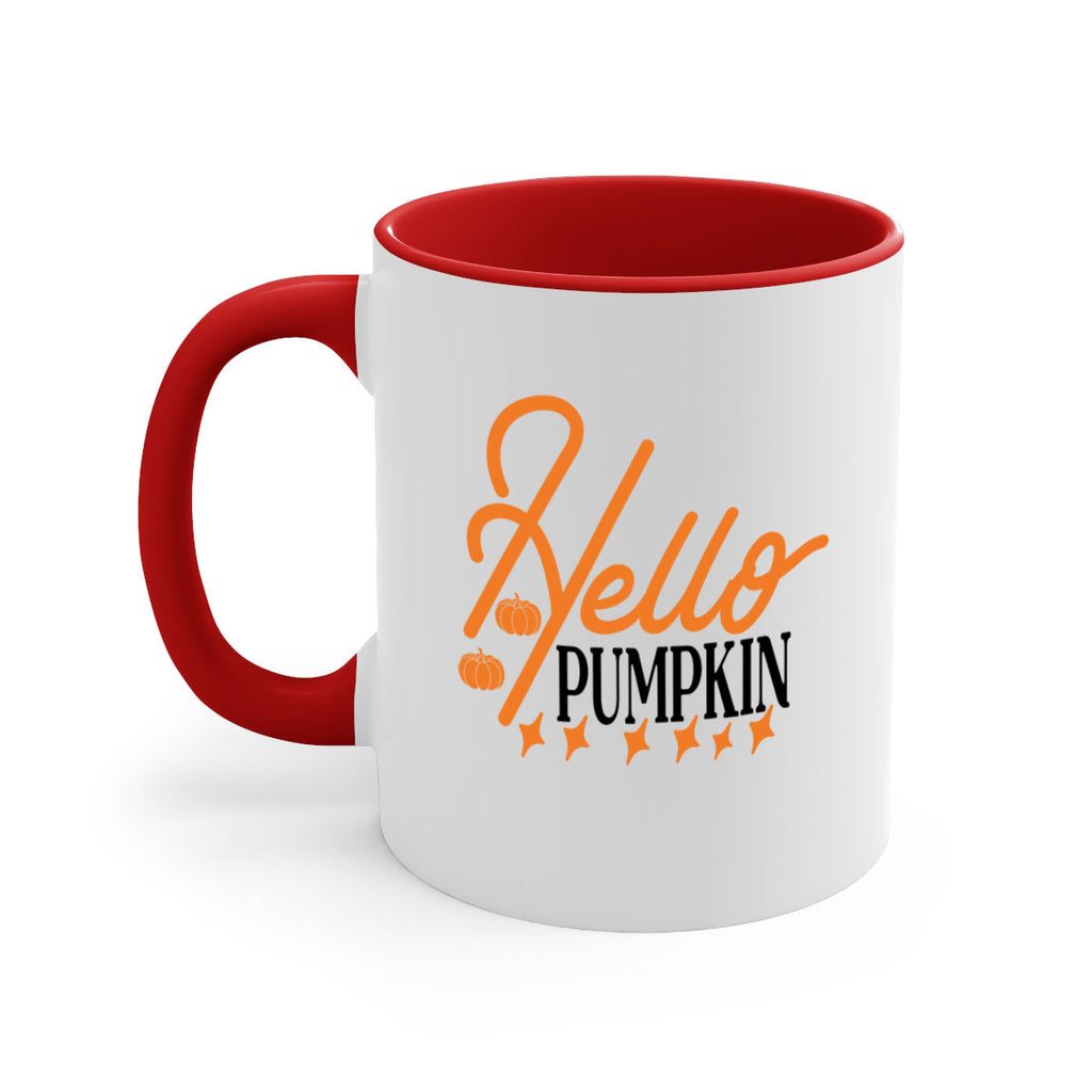 Hello Pumpkin 293#- fall-Mug / Coffee Cup