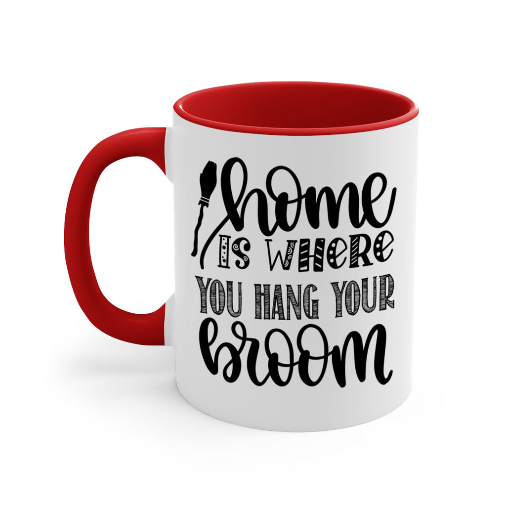 Home Is Where You Hang Your Broom 315#- fall-Mug / Coffee Cup