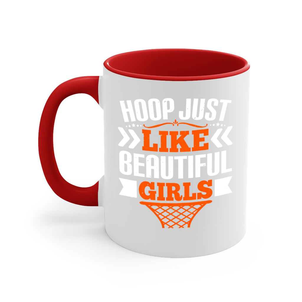 Hoop just like beautiful girls 2288#- basketball-Mug / Coffee Cup