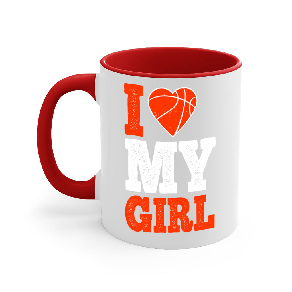 I love my girl 2244#- basketball-Mug / Coffee Cup