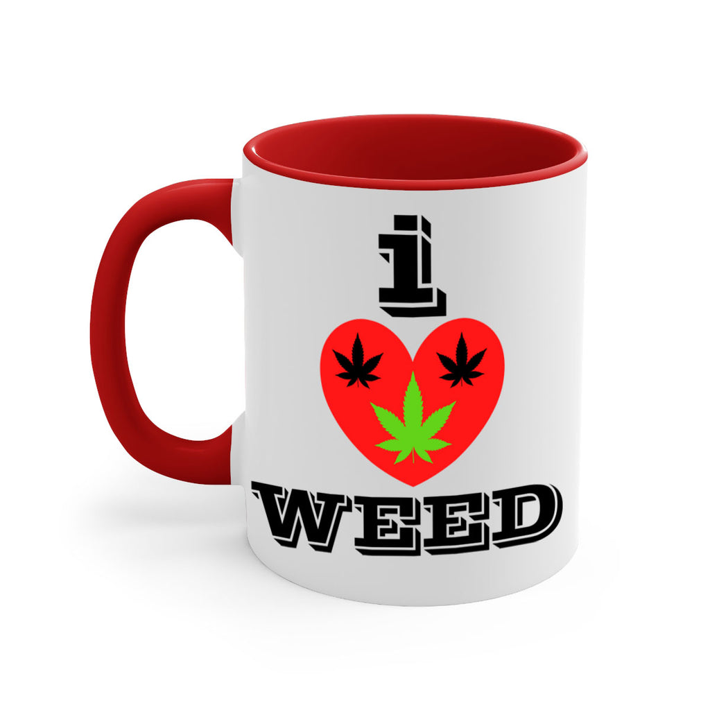 I love weed 128#- marijuana-Mug / Coffee Cup