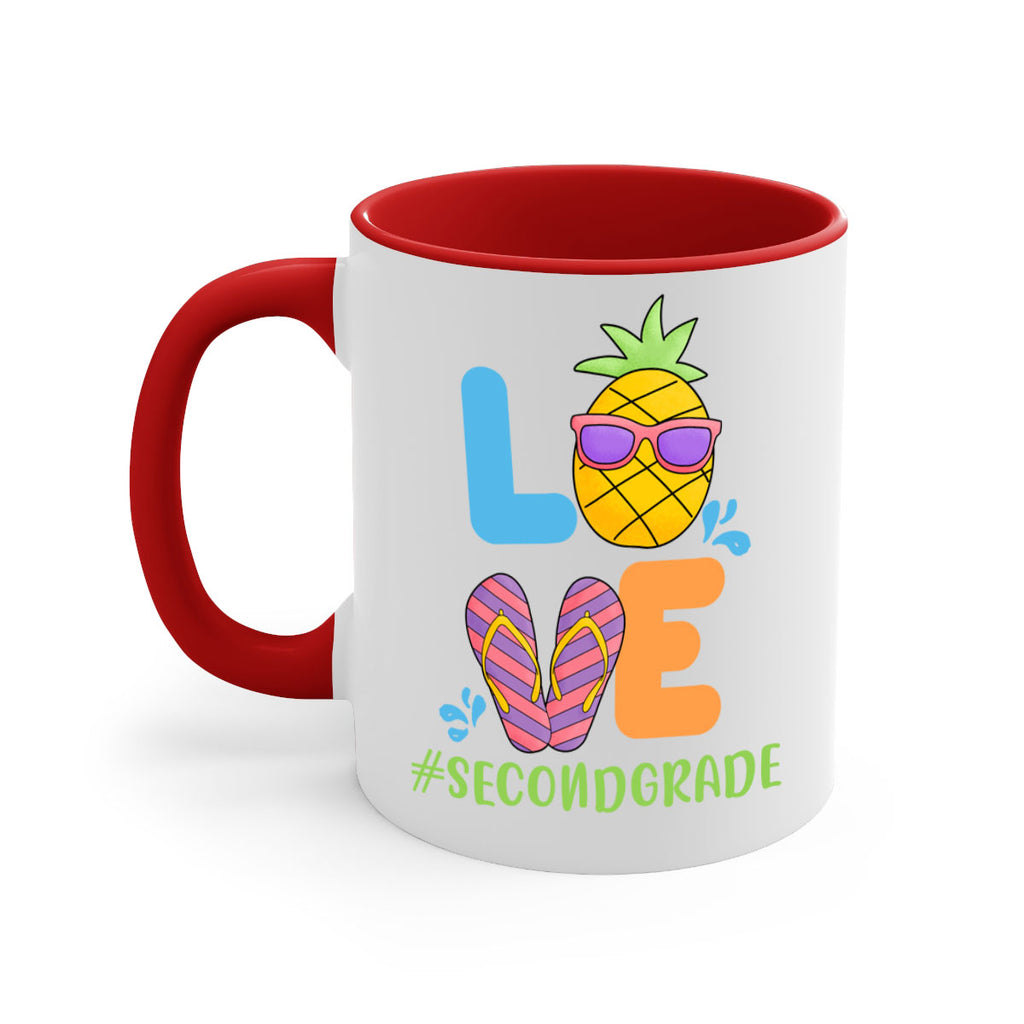 LOVE 2nd Grade Summer Pineapple 17#- second grade-Mug / Coffee Cup