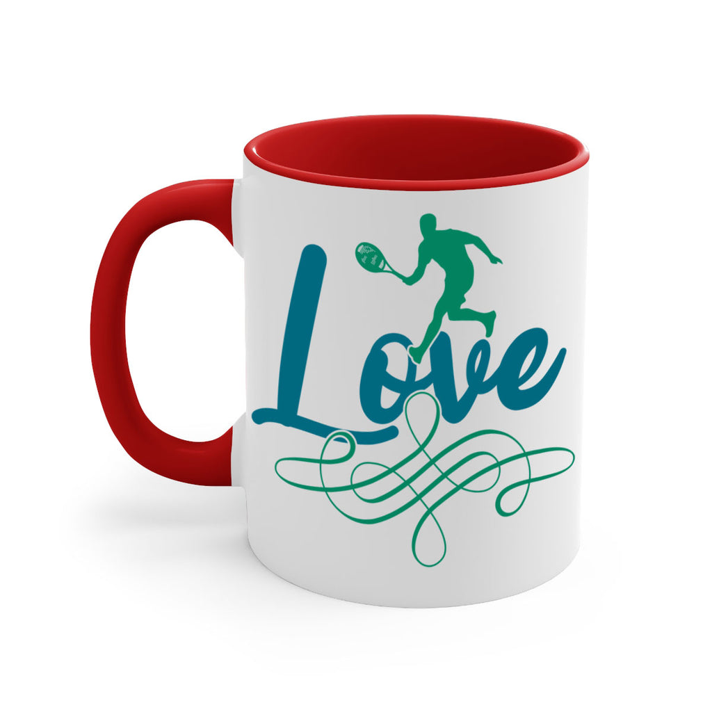 Love 706#- tennis-Mug / Coffee Cup