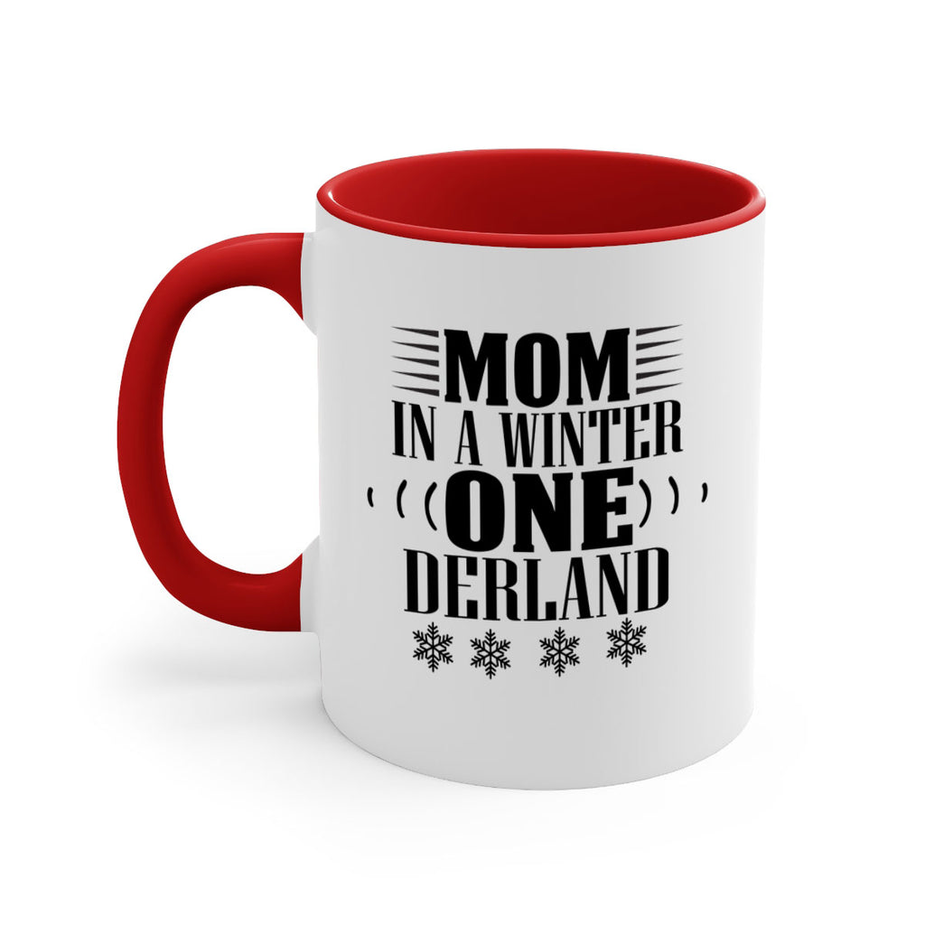 MOM IN A WINTER ONE DERLAND 322#- winter-Mug / Coffee Cup