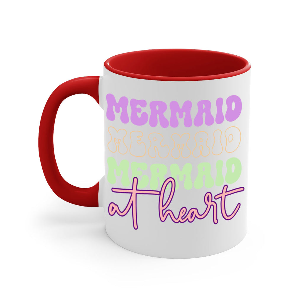 Mermaid At Heart 394#- mermaid-Mug / Coffee Cup