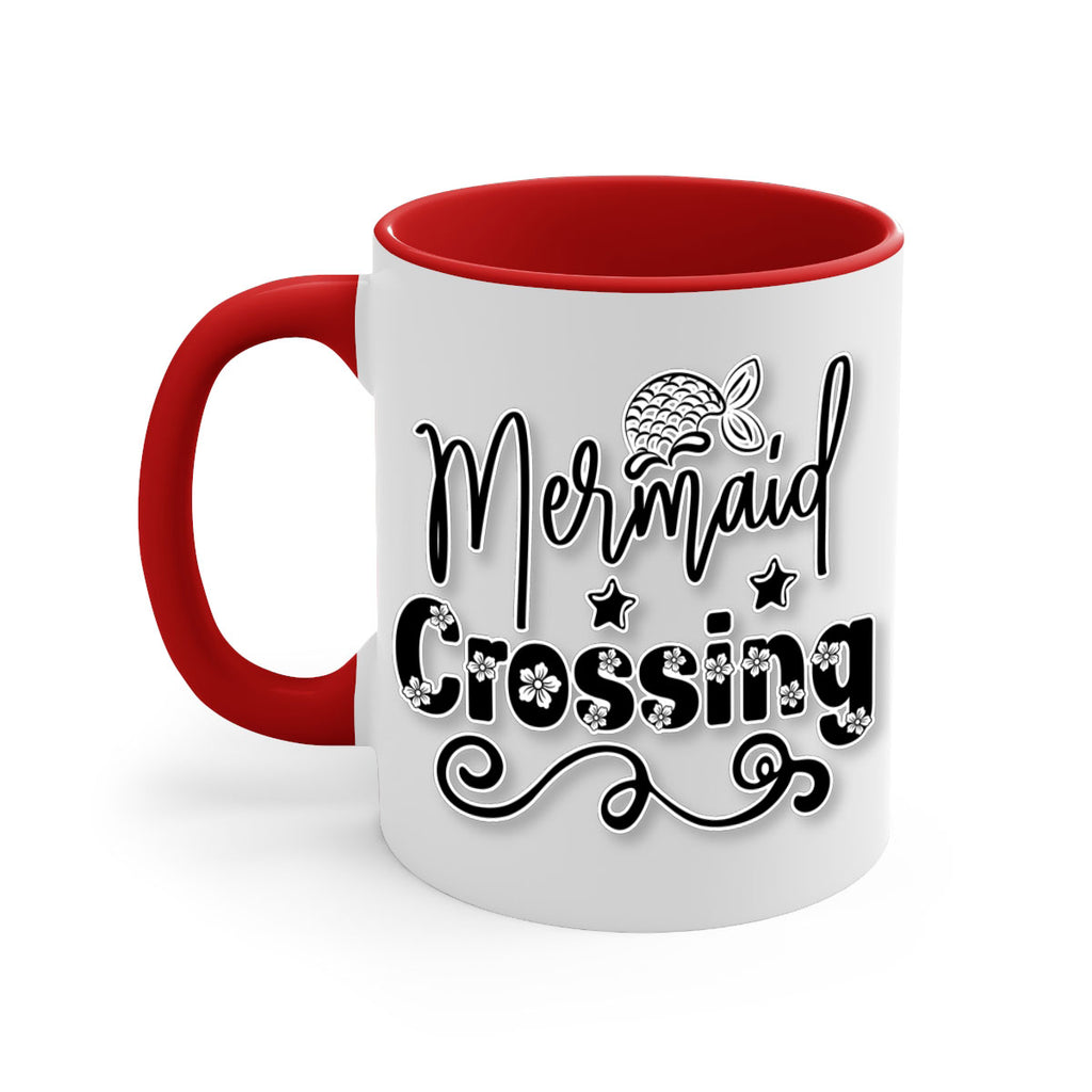 Mermaid Crossing 400#- mermaid-Mug / Coffee Cup