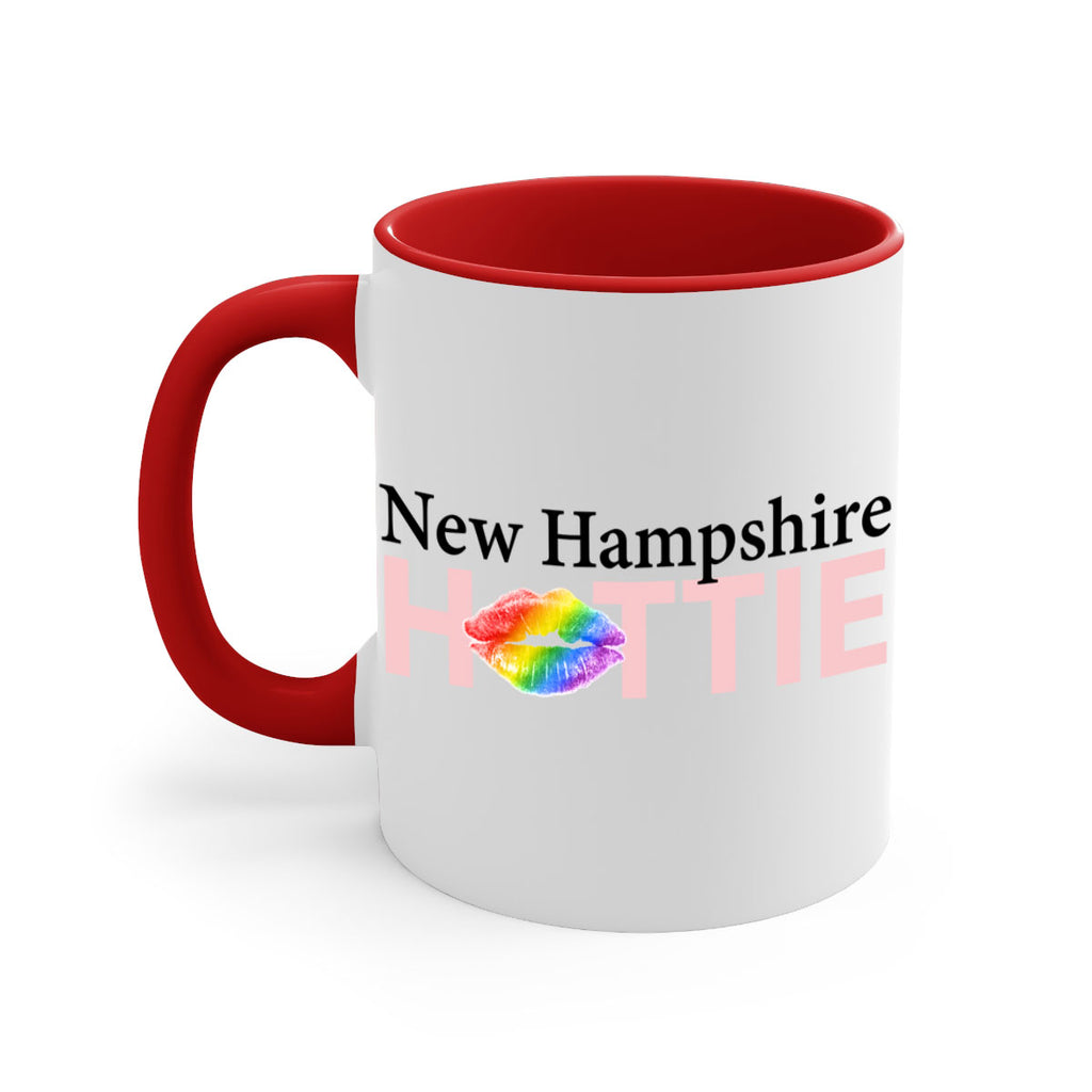 New Hampshire Hottie with rainbow lips 29#- Hottie Collection-Mug / Coffee Cup