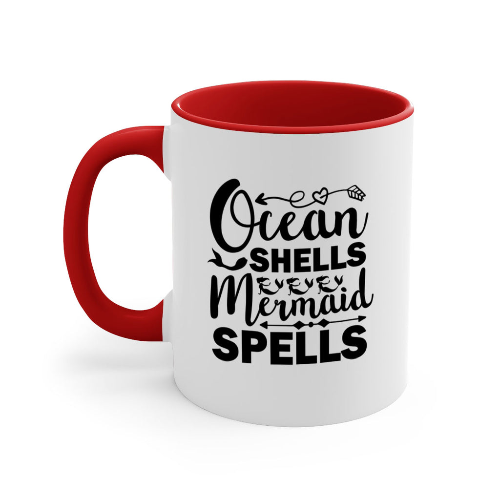 Ocean Shells Mermaid Spells 521#- mermaid-Mug / Coffee Cup