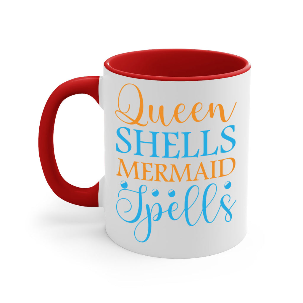 Queen Shells Mermaid Spells 546#- mermaid-Mug / Coffee Cup