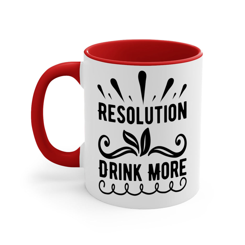 Resolution Drink More 348#- winter-Mug / Coffee Cup